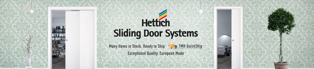 Hettich Sliding Hardware for Pocket Doors and Folding Doors