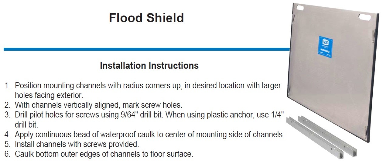 Installation Guide for Flood Barrier Shield