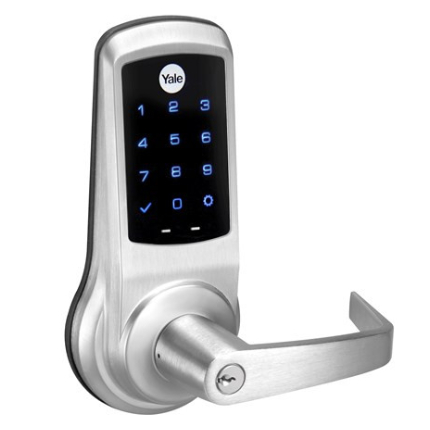 Accentra Smart Lock NTB622-NR nexTouch, Stand Alone Unit with Touchscreen Keypad, No Radio, Augusta Lever , PARA Keyway