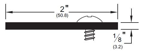 Product Specs of Meeting Stile System with Steel Strip and Standard Fasteners by Pemko- P357