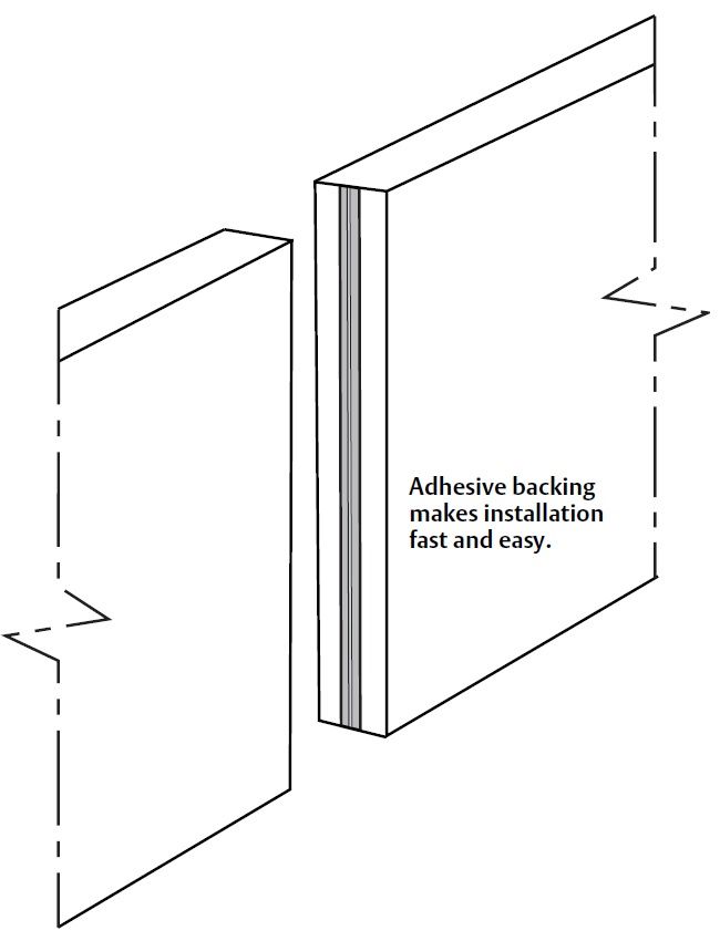 Sample Application for PemkoPrene Self-Adhesive T Shaped Weatherstrip, by Pemko, PS771