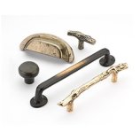 Cabinet knobs and pulls of the Mountain Collection by Schaub
