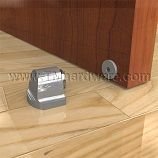 Magnetic Door Stop installed on the floor and door