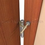 door stop installed on a hinge