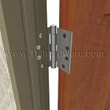 Aluminum Door Slip In Hinge
