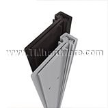 Piano Hinge in Black and Silver finish