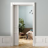 Pocket Door sliding into wall