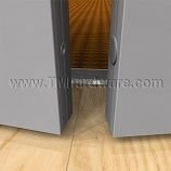 Fire bolt installed on a door