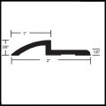 NGP 8133 Cover Plate Accessory, Aluminum Trim or Door Stop, .125" Height