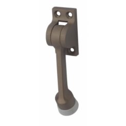 Rockwood 461 Kick Down Door Stop, Solid Cast Brass - QuickShip, Satin Chrome Finish