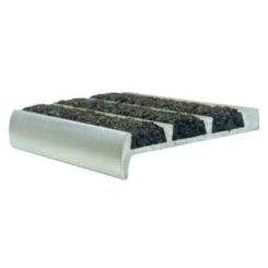Wooster Supergrit 121, 131,141,161 No-Slip Nosing for Wood and Concrete Stairs, 1.875" - 6" Depth, .25" Riser