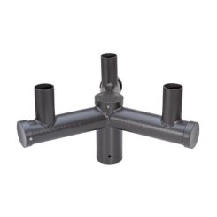 Topaz BH3/120D/BZ-96 LED 3 Arm 120° Bullhorn Mounting Bracket for Area and Flood Lights