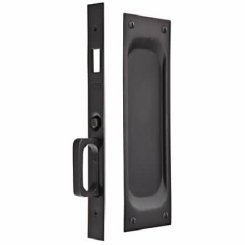 Emtek Classic Pocket Door Mortise Lock in Polished Brass Finish (US3)