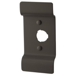 Accentra 217F Plate Trim, Nightlatch Cylinder, Exit Pull Plate. Less Cylinder, Aluminum Painted Finish