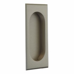 Emtek #2201 Brass Flush Rectangular Pull Polished Brass (US3) Finished
