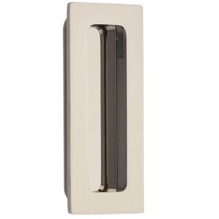 Emtek #220304 Brass Flush Door Pull or Cabinet Handle - Modern Rectangular Polished Brass - Lifetime (US3) Finished