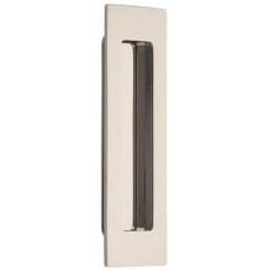 Emtek #220306 Brass Flush Door Pulls or Cabinet Handle - Modern Rectangular Polished Brass - Lifetime (US3) Finished