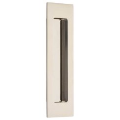 Emtek #220307 Brass Flush Door Pulls or Cabinet Handle - Modern Rectangular Polished Brass - Lifetime (US3) Finished