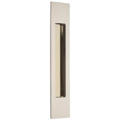 Emtek #220310 Brass Flush Door Pulls or Cabinet Handle - Modern Rectangular  Polished Brass - Lifetime (US3) Finished