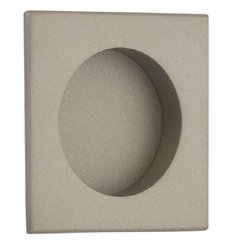 Emtek #2213 Brass Square Flush Door Pull for 2-1/8" Bore  Polished Brass (US3) Finished