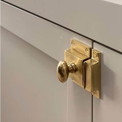 Emtek 2270 Cabinet Latch- Polished Brass