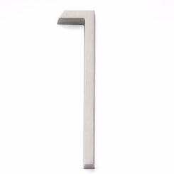 Emtek #2830 Modern House Numbers, No. "1" Digit Satin Brass (US4) Finished