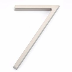 Emtek Modern House Numbers 7 digit Satin Brass (US4) Finished