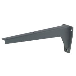 Work Surface Brackets, Hebgo, 11-1/32" x 2-3/32" x 3-15/16", 150 kg, Steel, Gray
