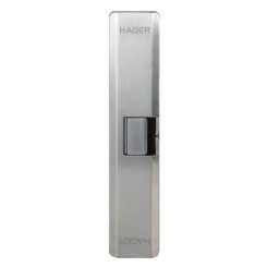 Hager 2945 Universal Surface-Mounted Rim Strike, Satin Stainless Steel Finish