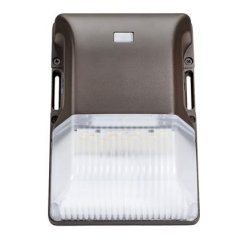Topaz TPF-WPC/30W/CTS/96 LED Compact Wall Pack, 30W, CCT Selectable, Bronze finish