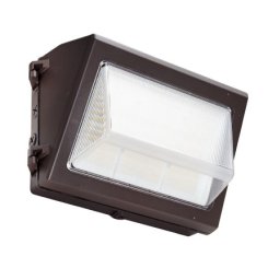 Topaz F-WPE/60W/50K/BZ/PC Economy LED Traditional Wall Pack 60W, 5000K CCT