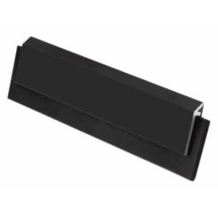 Pemko #3151N Door Bottom, 1.25" Aluminum Casing with 1" Neoprene Seal, Clear Anodized Aluminum, 36" Length, Clear Anodized Aluminum Finish