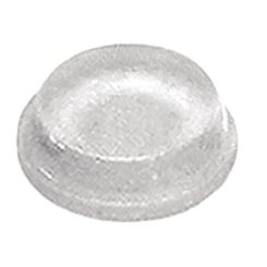 Hafele Door Bumper, BS-01, 12.7mm diameter x 3.5mm, Transparent, Box of 1,000 pcs