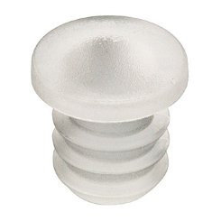Hafele Door Bumper, 8.5 x 8 x 1.5 mm, For 6mm System Hole, Transparent