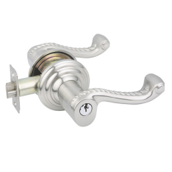 Emtek 5100RL Key In Lever Regular Rosette with Rope Lever, Entry Function US3