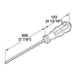 Häfele AXILO™ 78, Extension Tool, 323 mm