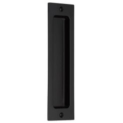 Emtek 220408 Flush Door Pull in flat black