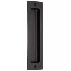 Emtek 220408 Flush Door Pull in flat black