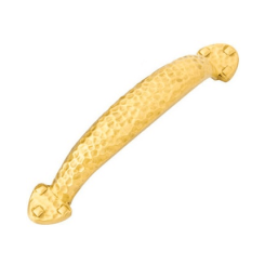 Emtek 86046 Hammered Pull- Satin Brass