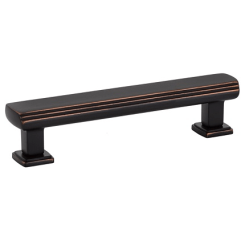 Emtek 86422 Art Deco Pull- Satin Brass