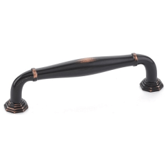 Emtek 86471 Blythe Pull- Satin Brass