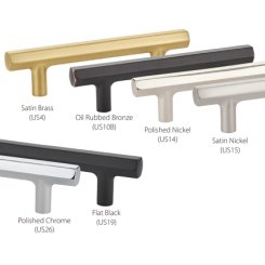 Emtek 87003 Mod Hex Appliance Pull 12" or 18'' CTC Length