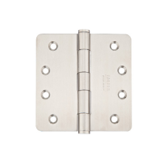 Emtek 9812432D Stainless Steel, Plain Bearing, 4" x 4", 1/4 Radius  Corner - PAIR