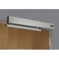 Norton 7200 Series, Electromechanical Closer, Pull side, rigid slide arm and track, Dark Satin Bronze, Equiv Finish