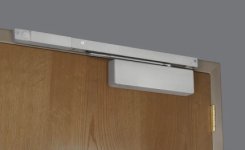 Norton 7700PT Power Track Series, Electromechanical Closer, Pull Side, 24 DC, Dark Satin Bronze, Equiv Finish