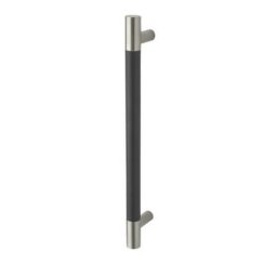 Rockwood RM1410 NoirMet- Small Pulls, Straight, Black Aluminum Grip, Flat End