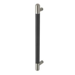 Rockwood RM1410 NoirMet- Small Pulls, Straight, Black Aluminum Grip, Flat End