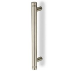 Rockwood RM1211 Small Grooved Straight Door Pulls with Flat Ends, 5/8" Diameter