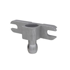 Assa Abloy PFT-40 Glass Sidelite Transom Patch, with Blank insert, Clear Anodized Aluminum (US28) Finish