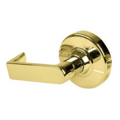 Schlage Rhodes Door Handle, Mechanical Door Handle, ND Series, Non-Keyed Function, Single Dummy Trim, Flat Black Finish